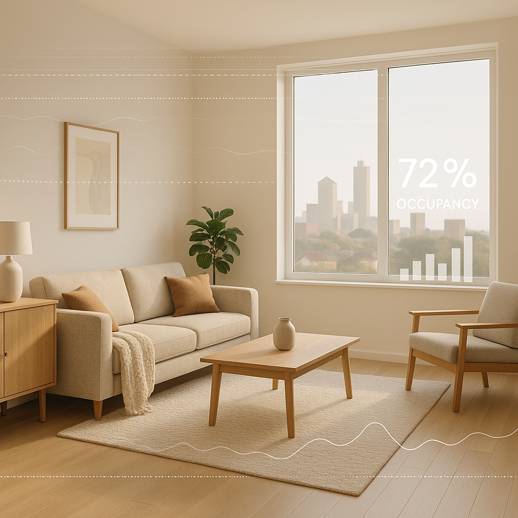 Modern family-friendly rental apartment interior