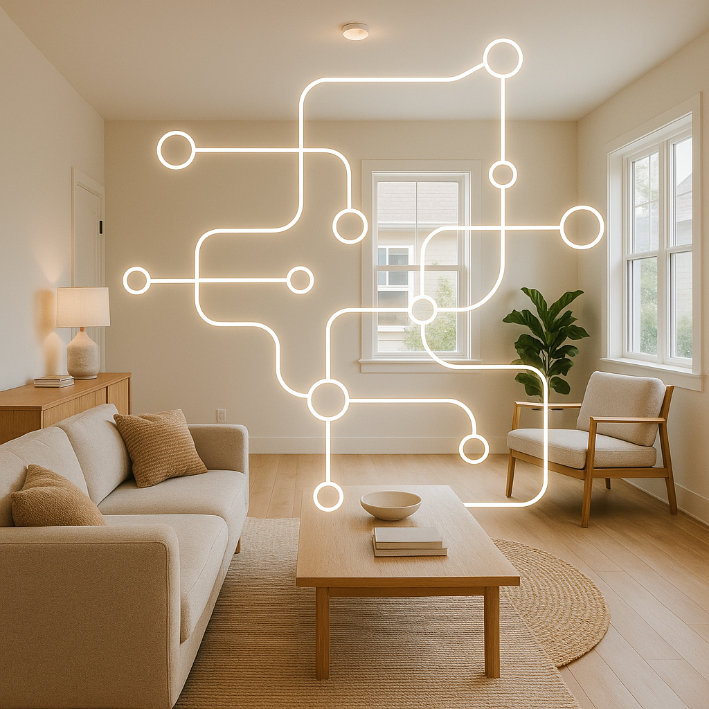 Modern interior symbolizing strategic scarcity use