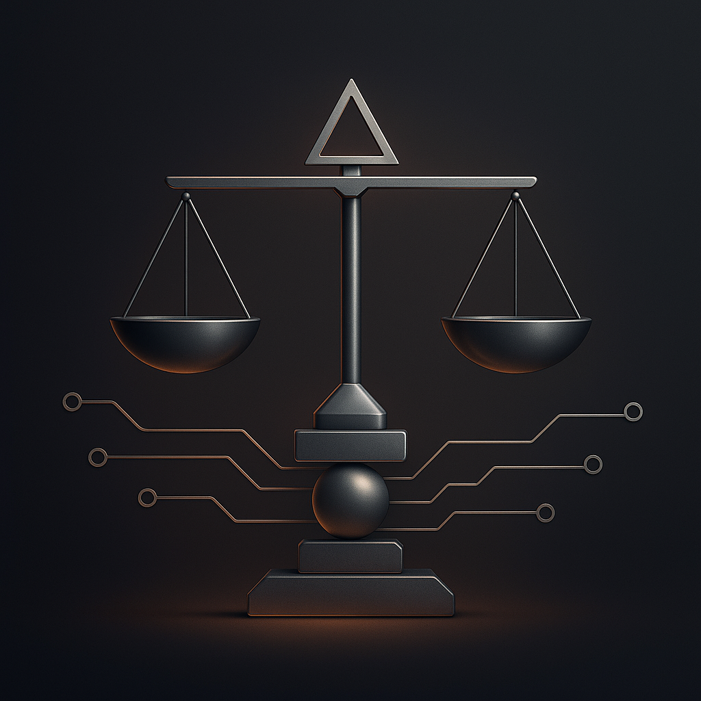 Balanced scale symbolizing mediation and emotional equilibrium