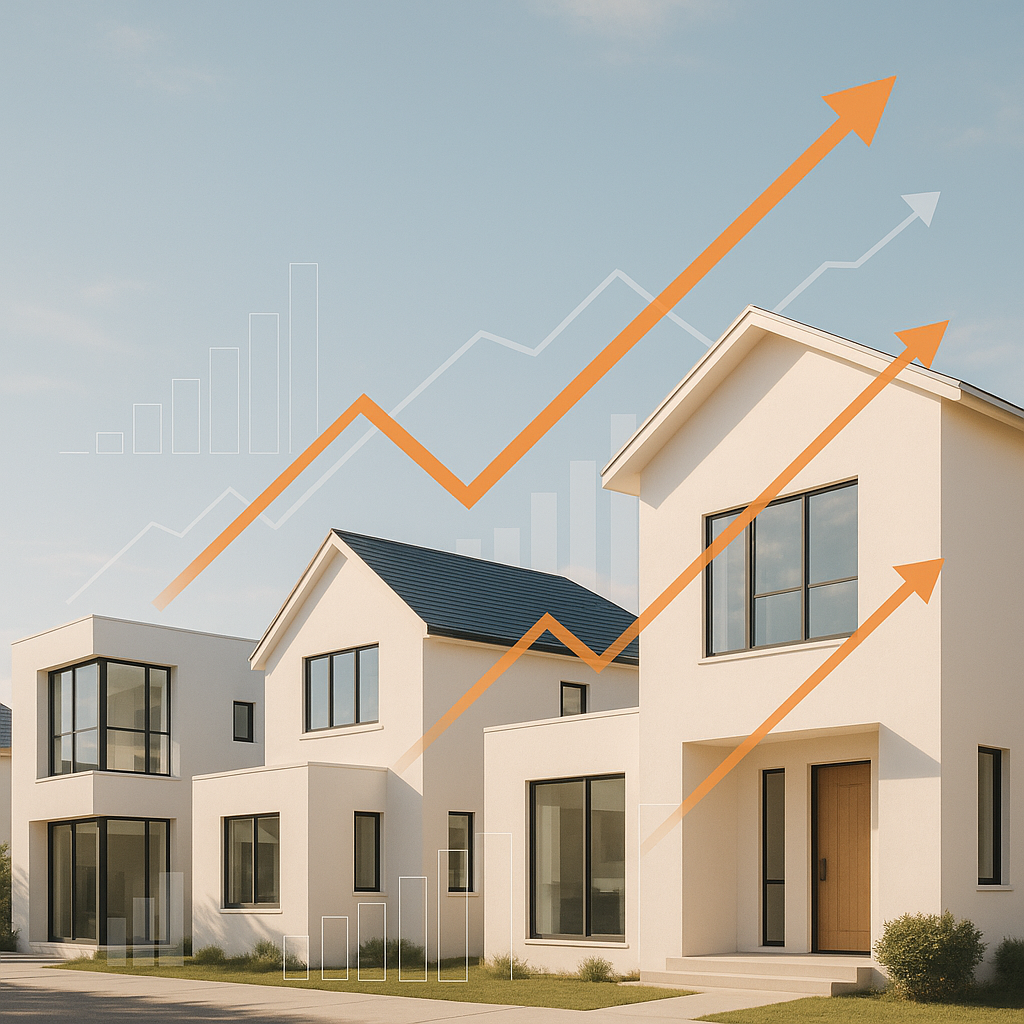 Modern residential buildings symbolizing portfolio diversification and upgrading