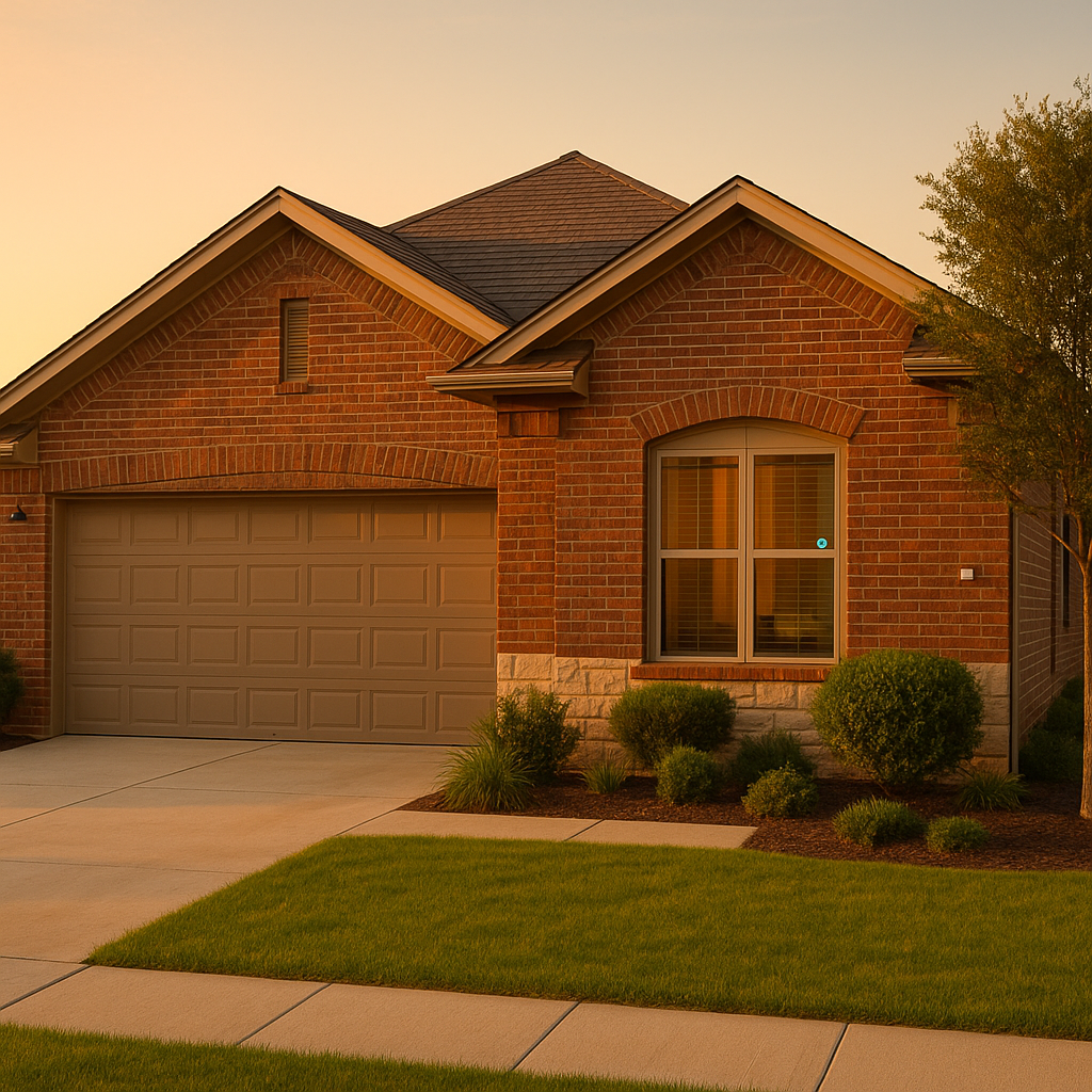 Texas Panhandle rental exterior showing stable, well-maintained operations