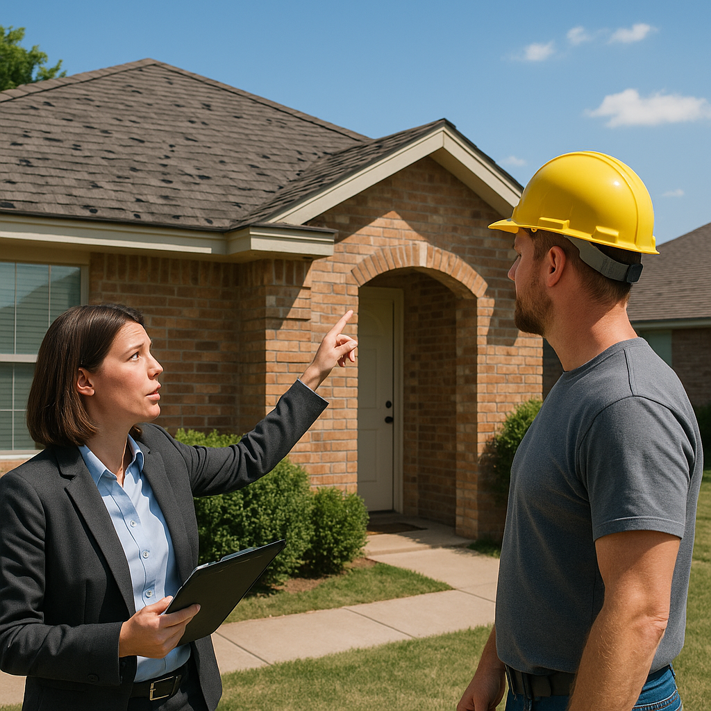 Young couple reviewing rental agreement with a low-priced property manager in a bright office setting
